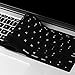 Fintie [Slim] Keyboard Cover Silicone Skin for Macbook Pro 13'' 15'' 17'' (with or without Retina Display) Macbook Air 13'' and iMac Wireless Apple Keyboard, Solid Black
