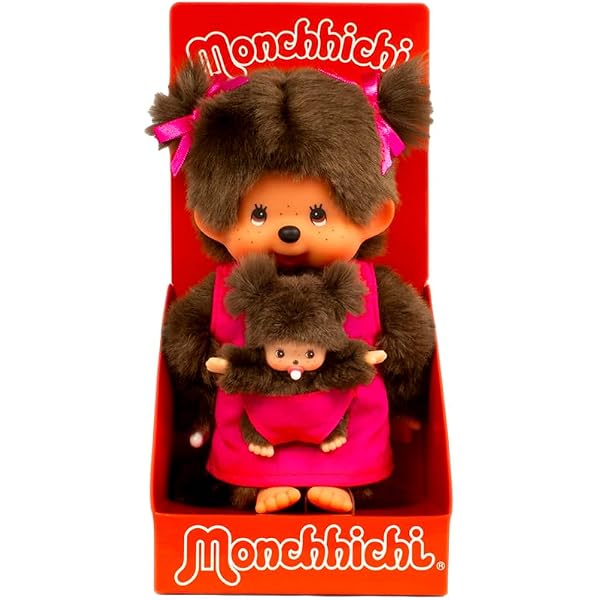 Amazon.com: Bandai - Monchhichi - The Original Girl Plush - Monkey
