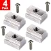 LE KAPMOZ T Slot Nuts for Toyota Tacoma Bed Rails Cleats Bed Rack Rail Accessories for Tunda Pickup Truck Deck Bike Mount W/Stainless Button Socket Cap Screw (4 Packs)