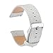 Samsung Gear S3 Band, 22mm S3 Classic/ Frontier Smart Watch Band, KuToo Leather Flash Glitter Bling Band Wristband Strap Replacement Band for Samsung Gear S3 (Silver)