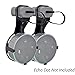 Adika Wall Mount for Dot 2nd Generation(2 pcs Black) - Wall Hanger Cable Holder for Dot 2nd Generation No Drilling Screwless Full Protection Easy Mount Home Accessories