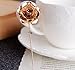 2 PCS Men's Rose Golden Flower Lapel Stick Brooch Pin for Sui,Gold/Sliver
