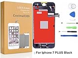 iphone 7 Plus Screen Replacement For Lcd Touch Screen Digitizer Frame Assembly Set With 3D Touch (Black)
