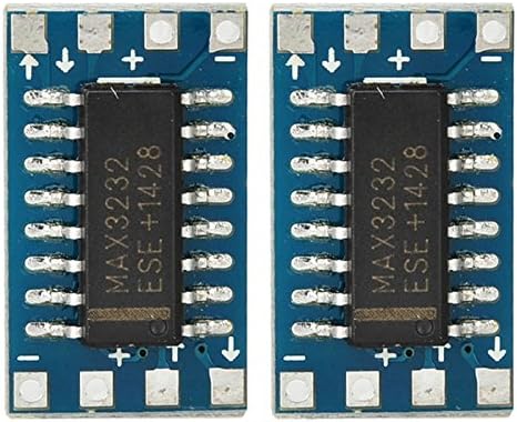 GOOD PRODUCT 2019 (2 PCS) MCU MAX3232CSE Mini RS232 to TTL Serial Port Adapter Boards - Deep Blue