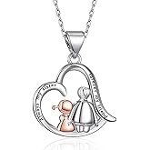 TALYKONG Sister Gifts from Brother for Sister Brother Necklace Valentines Mothers Day Jewelry Gifts for Birthday