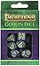 Q-Workshop Pathfinder Rpg Goblin Purple & Green Ornamented Dice Set 7 Polyhedral Pieces (QWOPAT76)