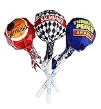 15 pcs x 9g of Fazer Salmiakki Mix - Lollipops (Super Salmiakki - Salmiakki - Tyrkisk Peber Original) Salmiak - Salty Liquorice - Hard - Boiled - Caramel - Candy - Sweets