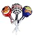15 pcs x 9g of Fazer Salmiakki Mix - Lollipops (Super Salmiakki - Salmiakki - Tyrkisk Peber Original) Salmiak - Salty Liquorice - Hard - Boiled - Caramel - Candy - Sweets