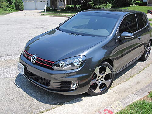 GMG Motorsports NO Holes License Plate Bracket Kit for The VW MKVI Models (MK6 2010-14 GTI, Golf R & 2010 Jetta SW) No Drill Tow Hook License Plate Mount