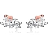 925 Sterling Silver Animals Earrings Hypoallergenic Stud Earrings Cute Animal Jewelry Unique Gifts for Women