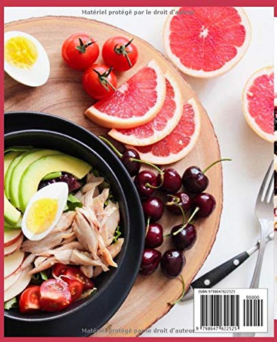 Cahier de recettes idéal et personnalisé pour écrire 100 recettes, notes et photographies (19.05cm x 23.5cm) (French Edition)