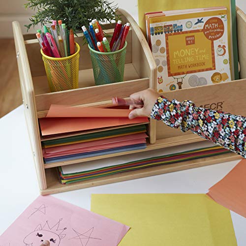 ECR4Kids Tabletop Storage Center, Teacher Caddy, Natural Pricepulse
