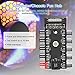 Electop Chassis Fan Hub CPU Cooling HUB 10 Port 12V 4 Pin Fan PWM Fan Hub SATA Controller