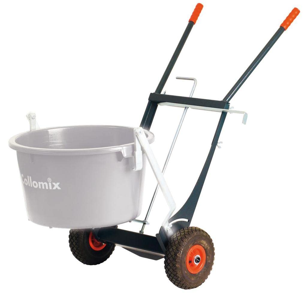 Collomix Upgrade Cart Kit for 90L Container - Metall, Tool Cart, Armbar Drive, Metal Handle