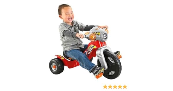 fisher price lights and sounds trike hot wheels
