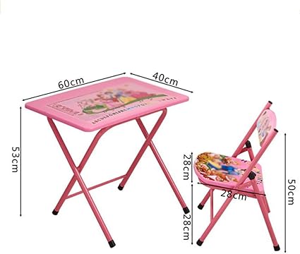 small children's folding table and chairs
