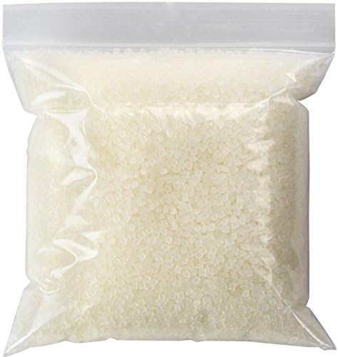 Thin, Plastic Pellets for Weighted Blankets: 20 lbs. Hypoallergenic. Perfect Density = Ideal Stuffing Material for Sensory Aids. Machine Washable. Resealable Bag.
