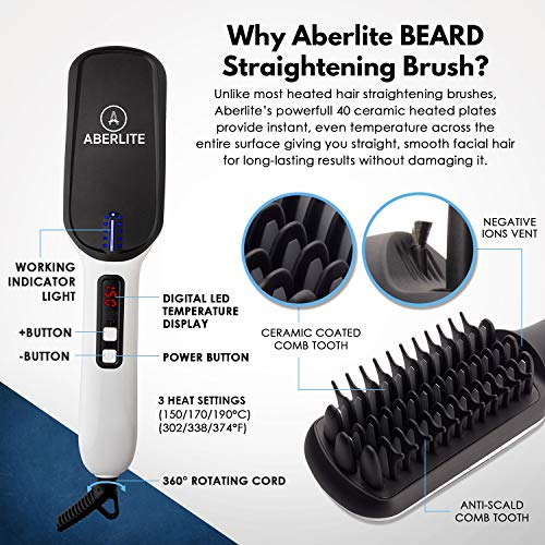 1 Aberlite+Beard+Straightener+Straightening+Brush