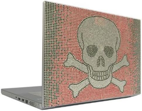 Skull 7" &amp; 8.9" Crystal Rhinestone Bling Laptop Sticker Sheet Cover Skin Tablet Phone MP3 Player+