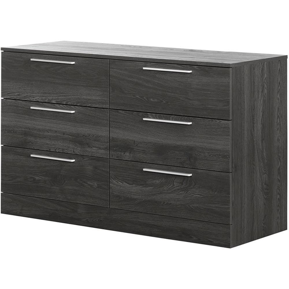 Photo 1 of ***MINOR DAMAGE*** South Shore Step One Essential 6-Drawer Double Dresser, Gray Oak