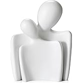 vomiceak Sculptures Home Decor Lover Statues- 8 Inch, Resin Modern Home Decor Couple Statues，Decorations for Living Room Office Bookshelf Bedroom