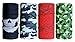Loogu Cool Multifunction Pack of 4 Pcs Seamless Style Bandanna Headwear Scarf Wrap Neck Gaiters (Color 4)