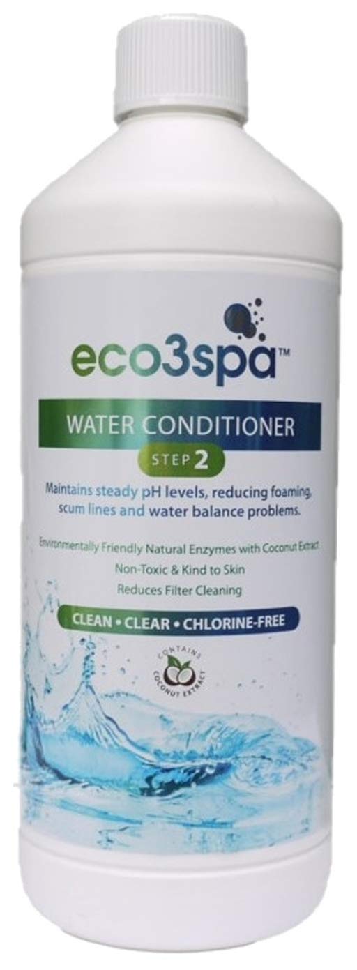eco3spa Step 2 Hot Tub Water Conditioner - Chlorine-Free, Reducing Foaming and sanitiser Use