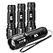 LE Small LED Flashlight, Super Bright LED Tactical Torch Light, Adjustable Brightness for Camping, Running and more, Pack of 4