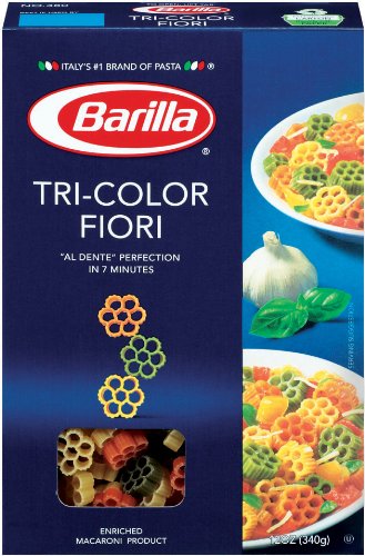 Barilla fiori pasta - tricolor (076808520088)