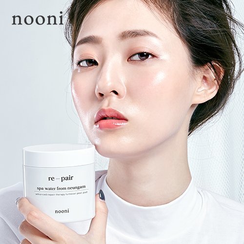 NOONI Advanced Repair Therapy Radiance Peel Pads 70pcs acne control, blackhead removal, skin exfoliation