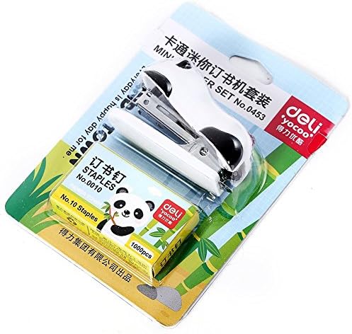 Office Home Cute Panda Desktop Stapler Mini Hand Stapler