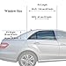 TFY Universal Car Side Window Sun Shade - Protects Your Kids from Sun Burn - Double Layer Design - Maximum Protection - Fit Most of Vehicle - 2 Pieces (Regular Contoured Window)