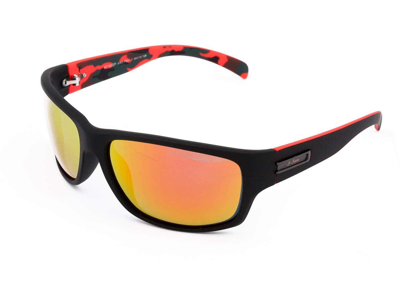 Beach Force Genuine Polarised Sport Sunglasses, Iridium Mirrored Lenses Sunglasses For Men Women Junior Cycling Outdoor Sport with UV400 Protection Anti Glare