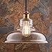 Linea di Liara Lucera Modern Farmhouse Pendant Light Fixture Ceiling Hanging Large Glass Pendant Lighting for Kitchen Island Brass and Black Pendant Light Over Sink Light Fixtures, Bulb Included