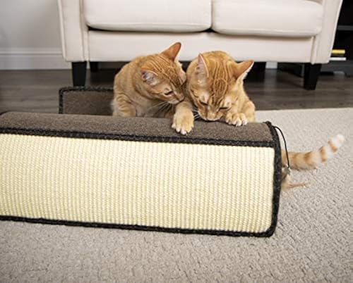 SmartyKat Scratch Scroll+ Sisal Carpet Cat Scratcher with