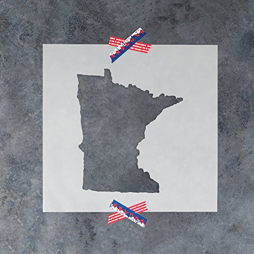 Minnesota State Stencil Template - Reusable Stencil with Multiple Sizes Available