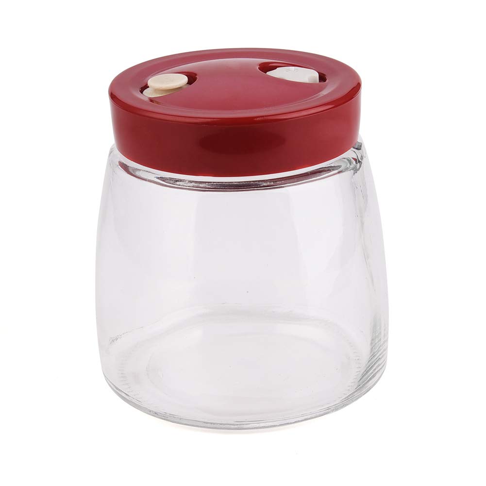 Demeuble Pickling Kimchi Fermenting Jar with Airlock Fermentation Jar with Air-Release Valve (1.4L)