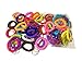 DoTebpa 30 pcs Stretchable Spiral Bracelet Wrist Coil Key Chains, Wrist band Key Ring Chain for Outdoor Sport, Multicolor