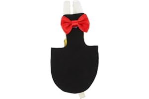 POPETPOP Washable Bird Diaper Suit for Parrots and Parakeets Reusable Breathable Flight Clothes with Bow Decoration Lightweight Pet Bird Diaper for Outdoor and Indoor Use 3.54X0.19X6.69 Inches