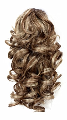 Onedor 12" curly synthetic clip in claw ponytail h…