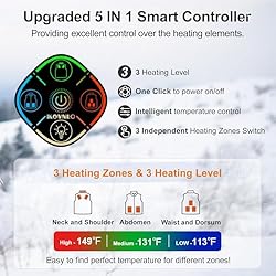 KOVNLO Womens Heated Vest, 5 in 1 Smart
