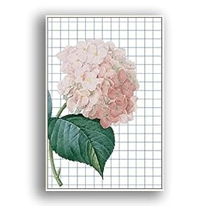 Framed Canvas Wall Art Beautiful Flowers in Grid Giclee Print Gallery Wrap Modern Home Prints Ready to Hang - 16x24 inches