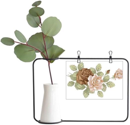 Amazon Com Diythinker Rose Flowers Leaves Drawing White Roses