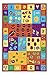 Furnish my Place 740 ABC with Numbers ABC Area Rug for Kids | Educational Alphabet Letter & Numbers | Nurseries Kindergarten | Play Area | Multicolor (3'3