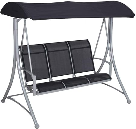 Amazon De Primaster Trendline Hollywoodschaukel Milano 3 Sitzer Gartenschaukel Schaukelbank Schaukel