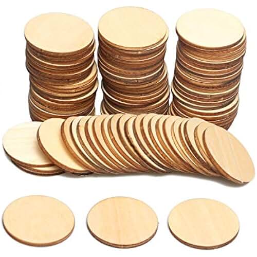 2 inch wooden discs