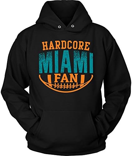 Hardcore Miami Football Fan Hoodie