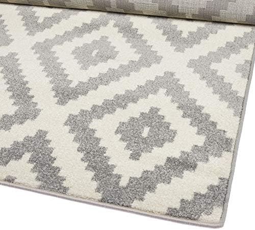 Saray Hali Luna 012 Modern Kesme Yolluk Hali 150 X 150 Cm Gri Amazon Com Tr