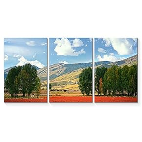 signwin 3 Piece Canvas Wall Art Beautiful Landscape...