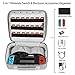 Vemingo Electronic Accessories Organizer Nintendo Switch Carrying Case with 21 Game Cartridge Double Layer Travel Universal Cable Storage Bags for iPad Mini, Nintendo, E-Book or Tabletthumb 1